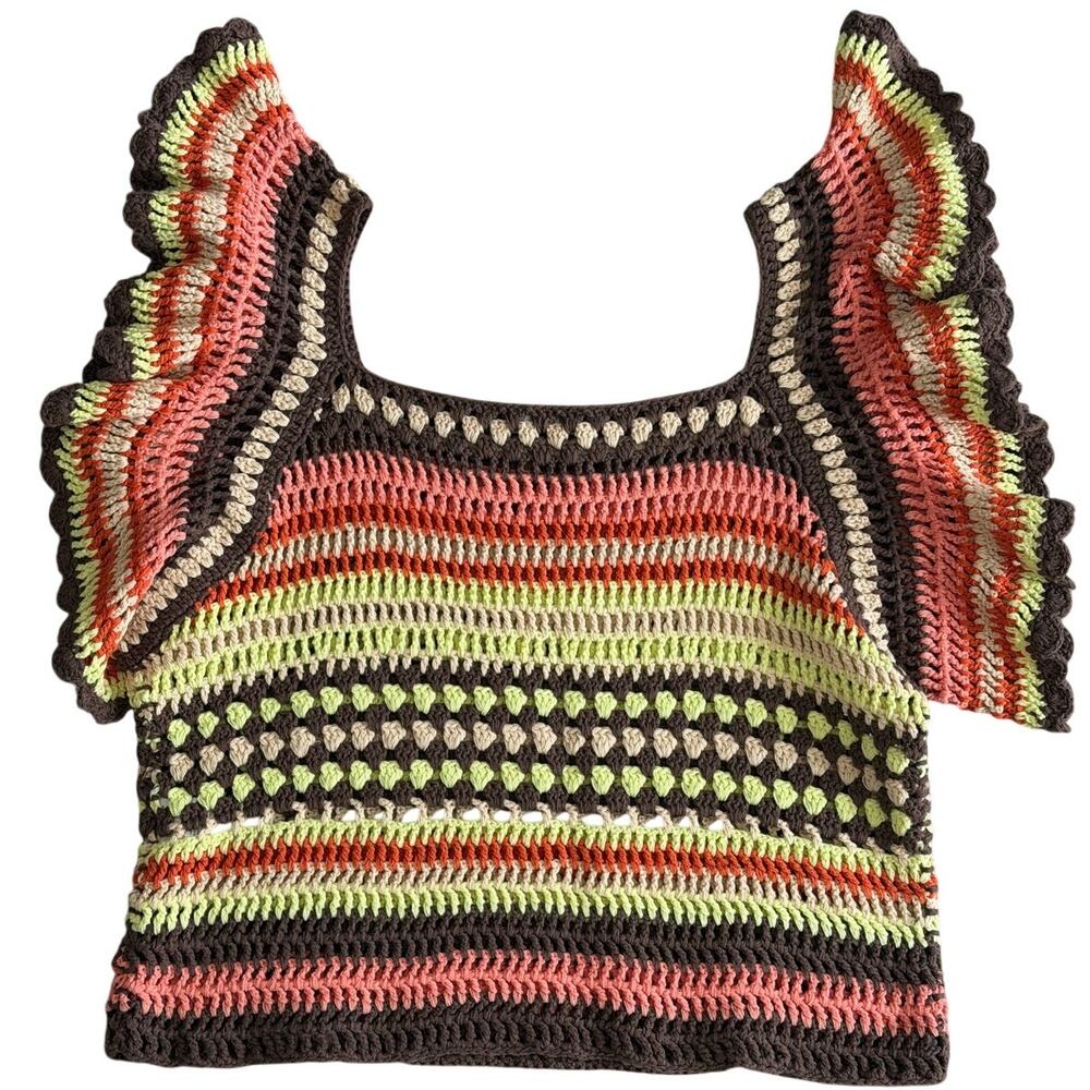 RAILS Womens Crochet Top Size Small - Picture 6 of 8
